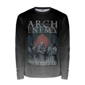 Мужской лонгслив 3D с принтом Arch Enemy в Кировске, 100% полиэстер | длинные рукава, круглый вырез горловины, полуприлегающий силуэт | alissa white gluz | arch enemy | алисса уайт глаз | арч энеми