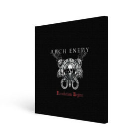 Холст квадратный с принтом Arch Enemy в Кировске, 100% ПВХ |  | alissa white gluz | arch enemy | алисса уайт глаз | арч энеми