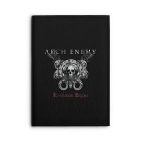 Обложка для автодокументов с принтом Arch Enemy в Кировске, натуральная кожа |  размер 19,9*13 см; внутри 4 больших “конверта” для документов и один маленький отдел — туда идеально встанут права | alissa white gluz | arch enemy | алисса уайт глаз | арч энеми