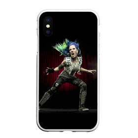 Чехол для iPhone XS Max матовый с принтом Arch Enemy в Кировске, Силикон | Область печати: задняя сторона чехла, без боковых панелей | alissa white gluz | arch enemy | алисса уайт глаз | арч энеми