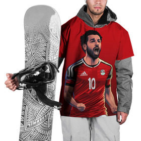 Накидка на куртку 3D с принтом Мохамед Салах в Кировске, 100% полиэстер |  | mohamed salah ghaly | ливерпуль | мохаммед салах хамед гали | сборная египта | спорт | футбол