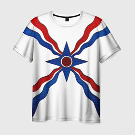 Мужская футболка 3D с принтом Assyrian в Кировске, 100% полиэфир | прямой крой, круглый вырез горловины, длина до линии бедер | Тематика изображения на принте: 