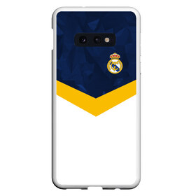 Чехол для Samsung S10E с принтом Real Madrid 2018 New в Кировске, Силикон | Область печати: задняя сторона чехла, без боковых панелей | emirates | fc | real madrid | клуб | мяч | реал мадрид