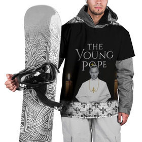 Накидка на куртку 3D с принтом Молодой Папа | The Young Pope в Кировске, 100% полиэстер |  | the young pope | молодой папа