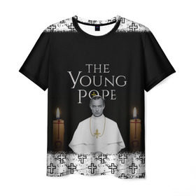 Мужская футболка 3D с принтом Молодой Папа | The Young Pope в Кировске, 100% полиэфир | прямой крой, круглый вырез горловины, длина до линии бедер | Тематика изображения на принте: the young pope | молодой папа