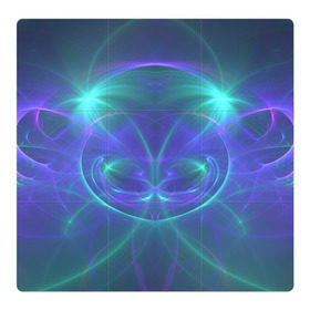 Магнитный плакат 3Х3 с принтом Fractal world в Кировске, Полимерный материал с магнитным слоем | 9 деталей размером 9*9 см | art | background | beautiful | color | festive | fractal | lines | photo | picture | smooth | strange | style