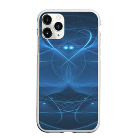 Чехол для iPhone 11 Pro матовый с принтом Blue fractal в Кировске, Силикон |  | Тематика изображения на принте: art | background | beautiful | color | festive | fractal | lines | photo | picture | smooth | strange | style