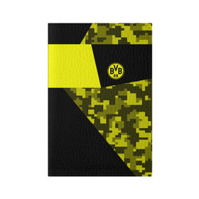 Обложка для паспорта матовая кожа с принтом Borussia Dortmund 2018 Sport в Кировске, натуральная матовая кожа | размер 19,3 х 13,7 см; прозрачные пластиковые крепления | боруссия | дортмунд