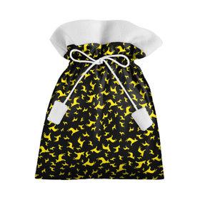 Подарочный 3D мешок с принтом Желтые собачки в Кировске, 100% полиэстер | Размер: 29*39 см | dog | new year | животные | новый год | символ | собака