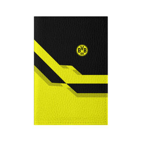 Обложка для паспорта матовая кожа с принтом FC Borussia Dortmund 2018 в Кировске, натуральная матовая кожа | размер 19,3 х 13,7 см; прозрачные пластиковые крепления | боруссия | дортмунд