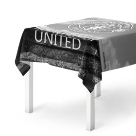 Скатерть 3D с принтом Man Utd в Кировске, 100% полиэстер (ткань не мнется и не растягивается) | Размер: 150*150 см | manchester united