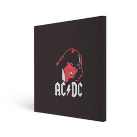 Холст квадратный с принтом Чёрт AC/DC в Кировске, 100% ПВХ |  | ac dc | acdc | ангус янг | блюз рок | крис слэйд | рок группа | рок н ролл | стиви янг | хард рок | эксл роуз