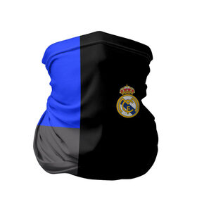 Бандана-труба 3D с принтом Real Madrid 2018 Black Version в Кировске, 100% полиэстер, ткань с особыми свойствами — Activecool | плотность 150‒180 г/м2; хорошо тянется, но сохраняет форму | emirates | fc | real madrid | клуб | мяч | реал мадрид