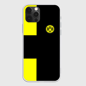 Чехол для iPhone 12 Pro Max с принтом FC Borussia Dortmund Black в Кировске, Силикон |  | Тематика изображения на принте: боруссия | дортмунд