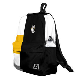 Рюкзак 3D с принтом Juventus 2018 Black Version в Кировске, 100% полиэстер | лямки с регулируемой длиной, сверху петелька, чтобы рюкзак можно было повесить на вешалку. Основное отделение закрывается на молнию, как и внешний карман. Внутри два дополнительных кармана, один из которых закрывается на молнию. По бокам два дополнительных кармашка | fly emirates | juventus | ronaldo | клуб | линии | мода | модные | мяч | реал мадрид | спорт | спортивные | стиль | футбол | футбольный клуб | экстрим | эмблема | ювентус