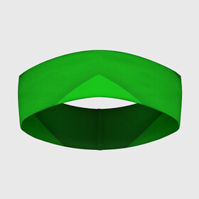 Повязка на голову 3D с принтом GREEN STRIPES   ЗЕЛЁНЫЕ ПОЛОСЫ в Кировске,  |  | абстракция | геометрия | зеленый | модные.мода | пирамиды | полосы.линии | тренды | треугольники | узоры