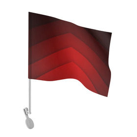 Флаг для автомобиля с принтом Красные полосы в Кировске, 100% полиэстер | Размер: 30*21 см | абстракция | геометрия | красный | модные.мода | оттенки | пирамиды | полосы.линии | тренды | треугольники | узоры