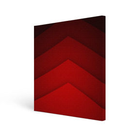 Холст квадратный с принтом Красные полосы в Кировске, 100% ПВХ |  | абстракция | геометрия | красный | модные.мода | оттенки | пирамиды | полосы.линии | тренды | треугольники | узоры