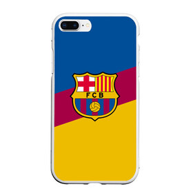 Чехол для iPhone 7Plus/8 Plus матовый с принтом FC Barcelona 2018 Colors в Кировске, Силикон | Область печати: задняя сторона чехла, без боковых панелей | Тематика изображения на принте: fc | fc barcelona | fcb | fly emirates | ronaldo | абстракция | барселона | геометрия | зож | клуб | линии | месси | модные | мяч | реал мадрид | спорт | спортивные | тренды | футбол | футбольный клуб | эмблема