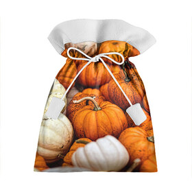 Подарочный 3D мешок с принтом тыквы в Кировске, 100% полиэстер | Размер: 29*39 см | halloween | дача | овощи | октябрь | оранжевый | осень | сентябрь | тыква | хеллуин