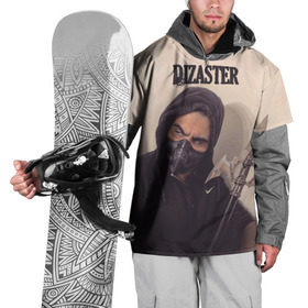 Накидка на куртку 3D с принтом Dizaster в Кировске, 100% полиэстер |  | dizaster | king of the dot | oxxxymiron | versus | versus battle | батл рэп | дизастер | окимирон