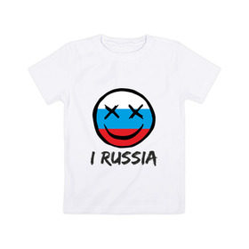 Детская футболка хлопок с принтом Раша в Кировске, 100% хлопок | круглый вырез горловины, полуприлегающий силуэт, длина до линии бедер | Тематика изображения на принте: oxxxymiron | окси | оксимирон | россия