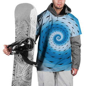 Накидка на куртку 3D с принтом Галлюцинация Спираль в Кировске, 100% полиэстер |  | Тематика изображения на принте: линии | узоры