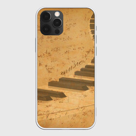 Чехол для iPhone 12 Pro Max с принтом Клавиши пианино в Кировске, Силикон |  | для | до | клавиши | ля | мелодия | ми | музыка | музыканта | ноты | оркестр | пианино | подарок | ре | рояль | си | соль | стан | фа