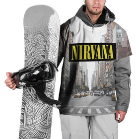Накидка на куртку 3D с принтом Nirvana в Кировске, 100% полиэстер |  | Тематика изображения на принте: nirvana