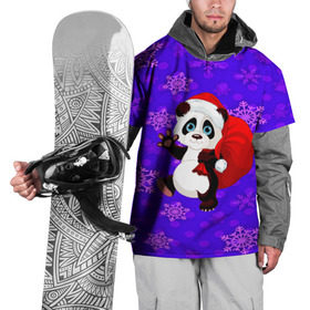 Накидка на куртку 3D с принтом Панда в Кировске, 100% полиэстер |  | Тематика изображения на принте: new year | santa | дед мороз | елка | елочки | новогодний | новый год | рождество | сантаклаус | снег | снежинки