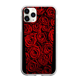 Чехол для iPhone 11 Pro Max матовый с принтом RED ROSES КРАСНЫЕ РОЗЫ в Кировске, Силикон |  | букет | красный | лепестки | модные | полосы | природа | растения | розочки | розы | сад | тренды | цвет | цветы | черный