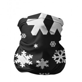 Бандана-труба 3D с принтом Снежинки в Кировске, 100% полиэстер, ткань с особыми свойствами — Activecool | плотность 150‒180 г/м2; хорошо тянется, но сохраняет форму | christmas | new year | santa | дед мороз | елка | елочки | новогодний | новый год | рождество | сантаклаус | снег | снежинки