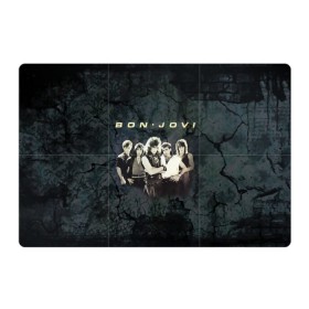 Магнитный плакат 3Х2 с принтом Группа Bon Jovi в Кировске, Полимерный материал с магнитным слоем | 6 деталей размером 9*9 см | Тематика изображения на принте: bon jovi | бон | бон джови | глэм | группа | джови | джон | рок | хард