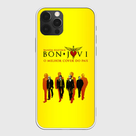 Чехол для iPhone 12 Pro с принтом Группа Bon Jovi в Кировске, силикон | область печати: задняя сторона чехла, без боковых панелей | bon jovi | бон | бон джови | глэм | группа | джови | джон | рок | хард