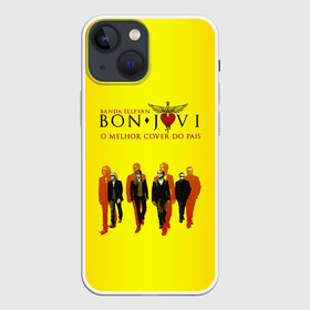 Чехол для iPhone 13 mini с принтом Группа Bon Jovi в Кировске,  |  | bon jovi | бон | бон джови | глэм | группа | джови | джон | рок | хард