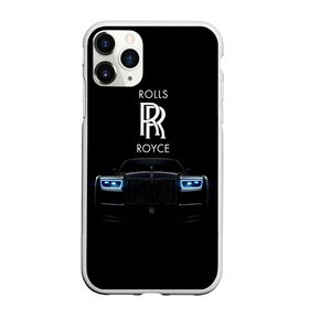 Чехол для iPhone 11 Pro матовый с принтом Rolls Royce phantom в Кировске, Силикон |  | luxury | phantom | rich | rolls royce | rr | авто | автомобили | бренд | известные | логотип | машина | надписи | огни | ролс ройс | роскошь | тень | фары | черный