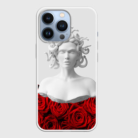 Чехол для iPhone 13 Pro с принтом GIRL SNAKE ROSES   РОЗЫ в Кировске,  |  | букет | веты | красный | лепестки | модные | полосы | природа | растения | розочки | розы | сад | тренды | цвет | черный