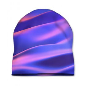 Шапка 3D с принтом Water Colors в Кировске, 100% полиэстер | универсальный размер, печать по всей поверхности изделия | абстракция | вода.цветные | волны | краски | море | радужные | розовый | синий | фиолетовый | цвет | цвета | яркие