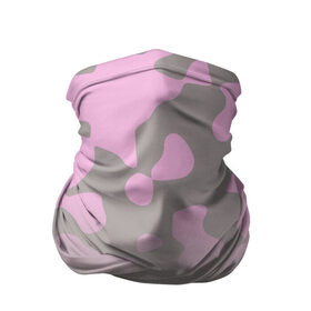 Бандана-труба 3D с принтом Камуфляж пурпурно-розовый Up в Кировске, 100% полиэстер, ткань с особыми свойствами — Activecool | плотность 150‒180 г/м2; хорошо тянется, но сохраняет форму | 