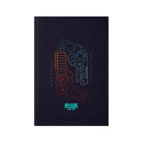 Обложка для паспорта матовая кожа с принтом Blade Runner 2049 в Кировске, натуральная матовая кожа | размер 19,3 х 13,7 см; прозрачные пластиковые крепления | 2049 | blade runner | bladerunner