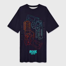 Платье-футболка 3D с принтом Blade Runner 2049 в Кировске,  |  | 2049 | blade runner | bladerunner