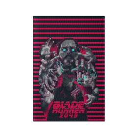 Обложка для паспорта матовая кожа с принтом Blade Runner 2049 в Кировске, натуральная матовая кожа | размер 19,3 х 13,7 см; прозрачные пластиковые крепления | 2049 | blade runner | bladerunner