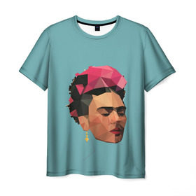 Мужская футболка 3D с принтом Фрида в Кировске, 100% полиэфир | прямой крой, круглый вырез горловины, длина до линии бедер | автопортрет | испания | кало | мексика | портрет | художница