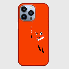 Чехол для iPhone 13 Pro с принтом Лисица в Кировске,  |  | Тематика изображения на принте: зверь | лис | лиса | лисица | лисонька | рыжая | хищник