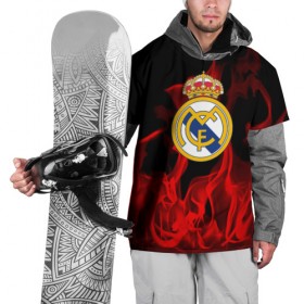 Накидка на куртку 3D с принтом Real Madrid в Кировске, 100% полиэстер |  | real madrid | футбол | футбольный клуб