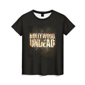 Женская футболка 3D с принтом Hollywood Undead звезда в Кировске, 100% полиэфир ( синтетическое хлопкоподобное полотно) | прямой крой, круглый вырез горловины, длина до линии бедер | charlie scene | danny | funny man | hollywood | j dog | johnny 3 tears | undead | альтернативный | андед | голивуд | голливудская | группа | кранккор | метал | нежить | ню | реп | рок | рэп | рэпкор