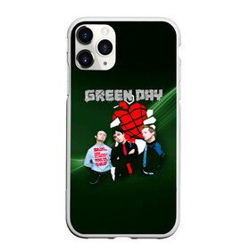 Чехол для iPhone 11 Pro матовый с принтом Группа Green Day в Кировске, Силикон |  | american idiot | green day | альтернативный | билли джо армстронг | грин дей | группа | зелёный день | майк дёрнт | музыка | надпись | панк | поп | поппанк | рок | тре кул