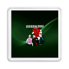 Магнит 55*55 с принтом Группа Green Day в Кировске, Пластик | Размер: 65*65 мм; Размер печати: 55*55 мм | american idiot | green day | альтернативный | билли джо армстронг | грин дей | группа | зелёный день | майк дёрнт | музыка | надпись | панк | поп | поппанк | рок | тре кул