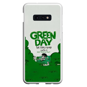 Чехол для Samsung S10E с принтом Монстр Green Day в Кировске, Силикон | Область печати: задняя сторона чехла, без боковых панелей | american idiot | green day | альтернативный | билли джо армстронг | грин дей | группа | зелёный день | майк дёрнт | музыка | надпись | панк | поп | поппанк | рок | тре кул