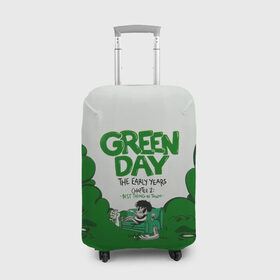 Чехол для чемодана 3D с принтом Монстр Green Day в Кировске, 86% полиэфир, 14% спандекс | двустороннее нанесение принта, прорези для ручек и колес | american idiot | green day | альтернативный | билли джо армстронг | грин дей | группа | зелёный день | майк дёрнт | музыка | надпись | панк | поп | поппанк | рок | тре кул